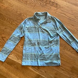Boys size 12 long sleeve Crewcuts polo shirt